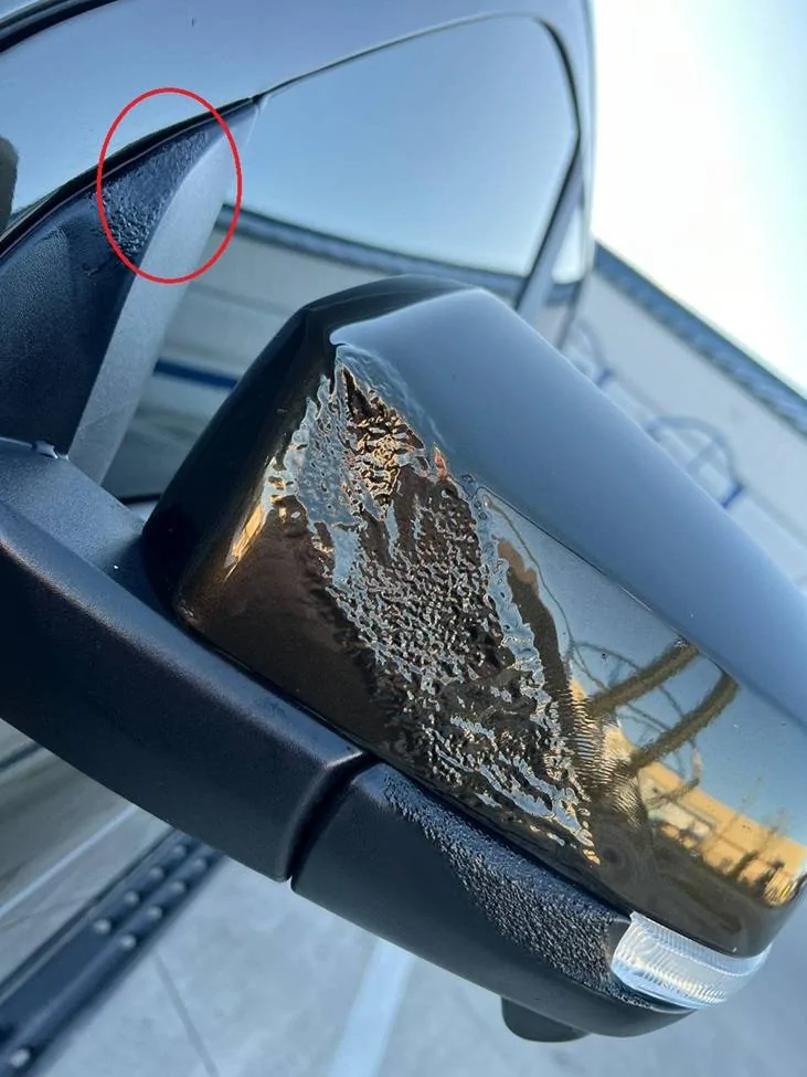 Ford Ranger Side mirrors melted IMG_8507