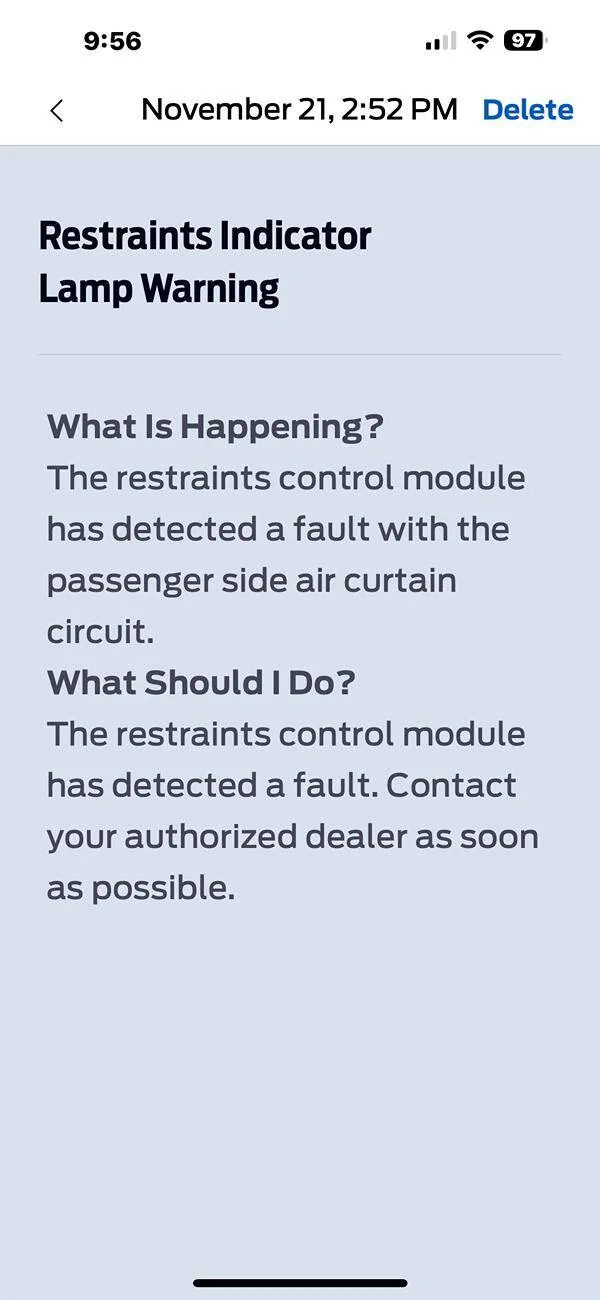 Ford Ranger Passenger Ain Curtain(Air Bag) Circuit IMG_7725
