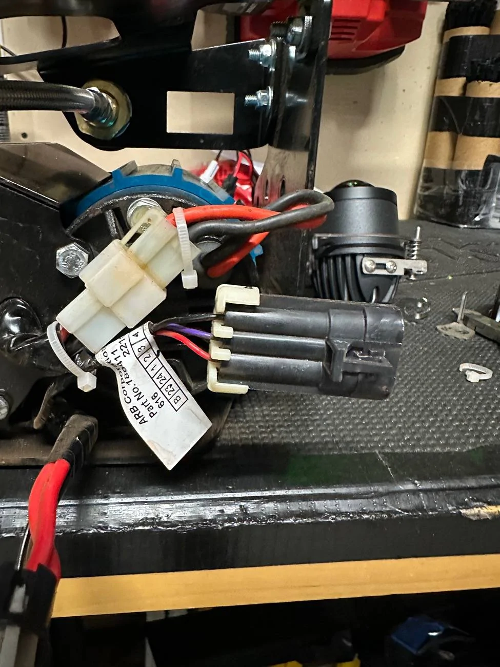 Ford Ranger Help wiring ARB compressor and switch in 2024 XLT engine bay IMG_4576