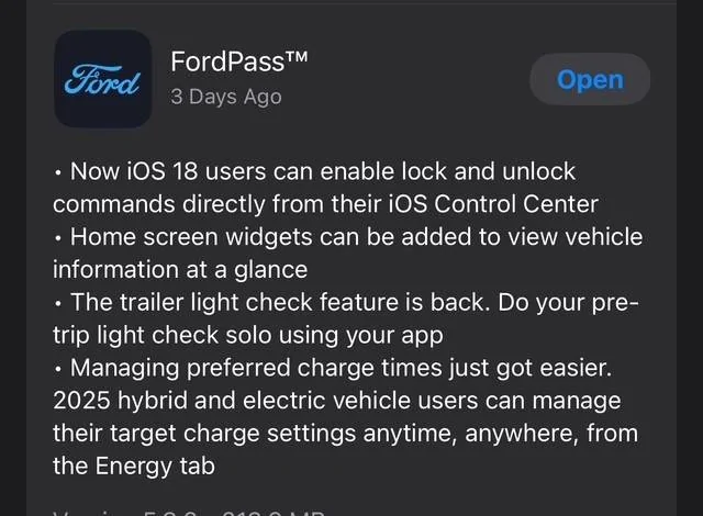 Ford Ranger New Ford Pass App Released FPassAPP