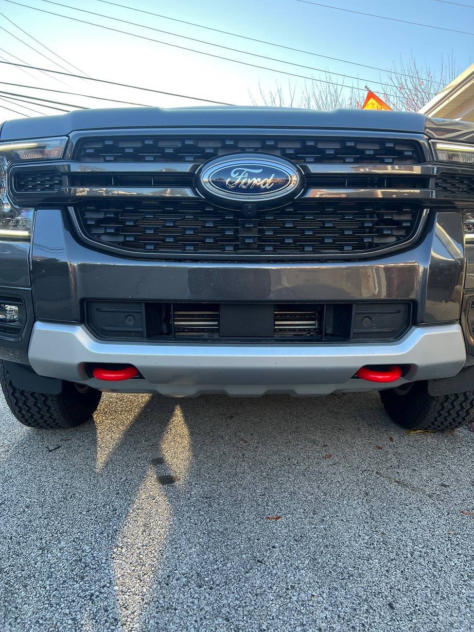 Ford Ranger Simple Front Tow Hook Covers IMG_4974
