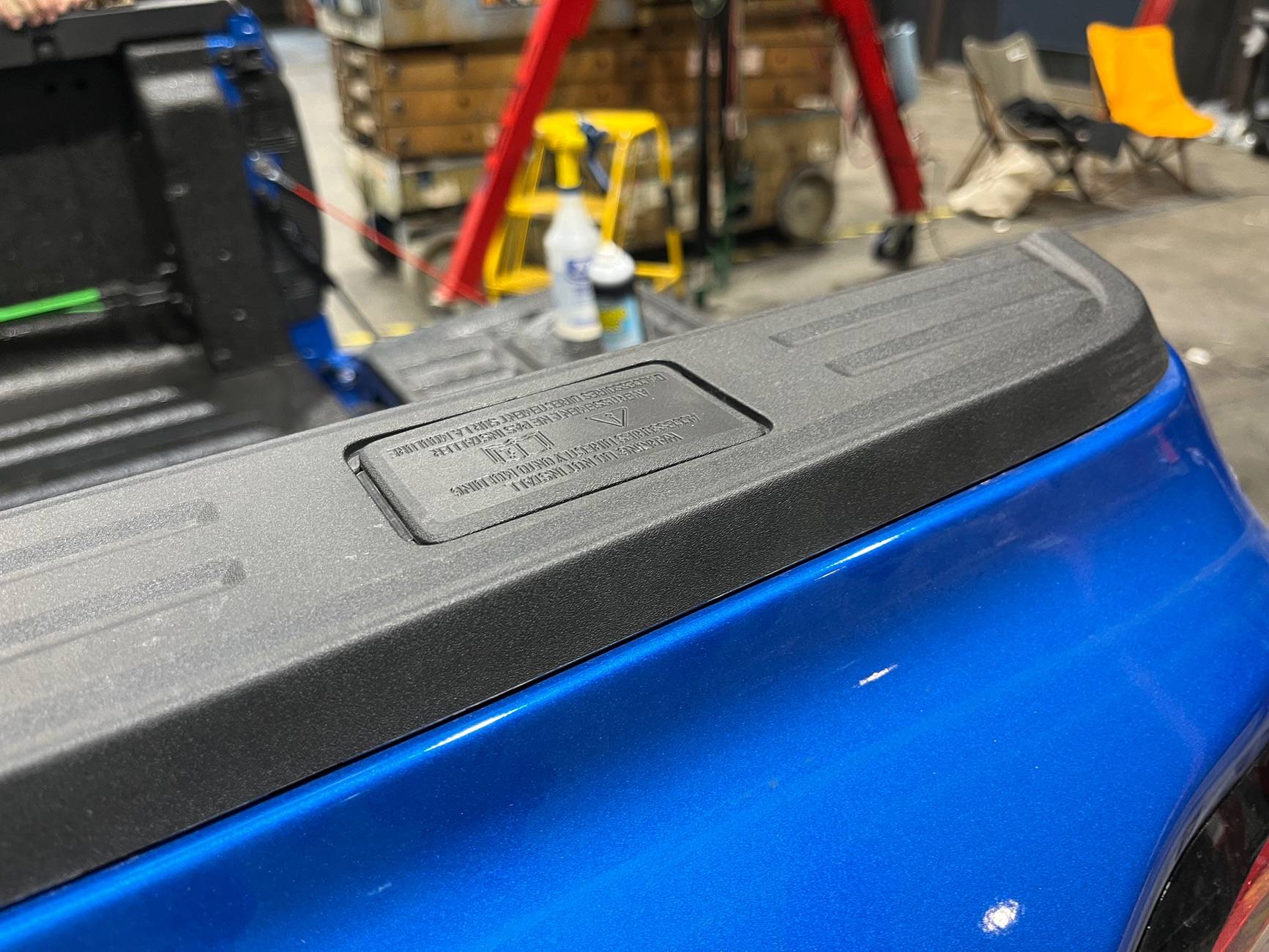 Ford Ranger 2024 Ranger Bed Cap "shims" IMG_8006