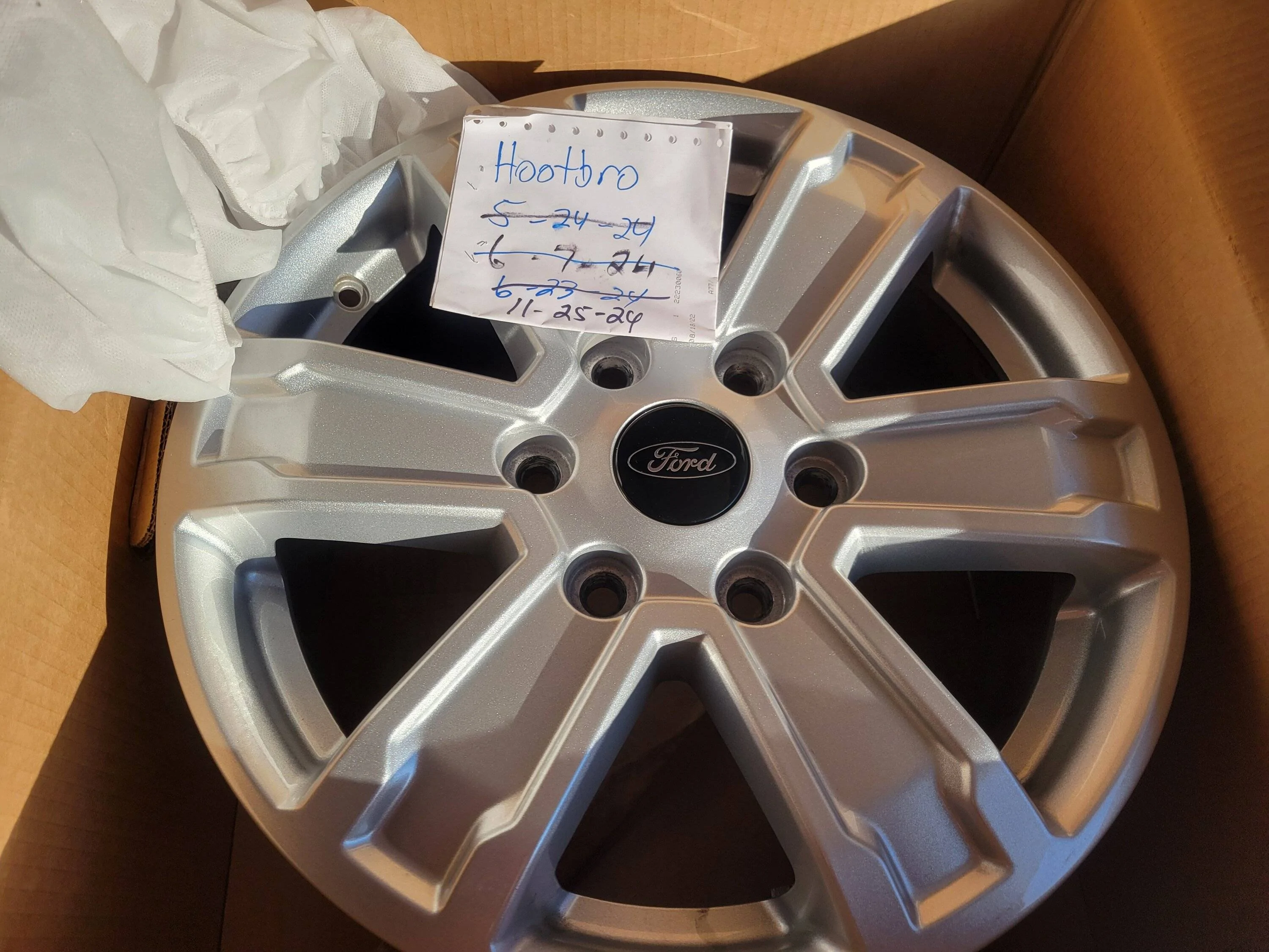 Ford Ranger Stock STX/XL OEM Wheel Set $100 20241125_144345