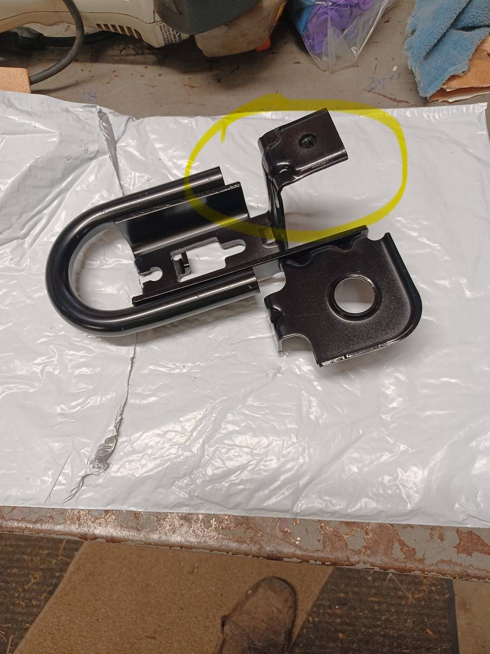 Ford Ranger Added tow hooks IMG_0073