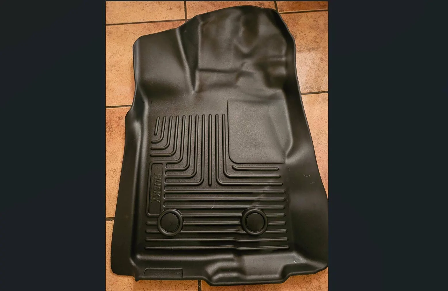 Ford Ranger Husky floor liners installed Husky Weatherbeater