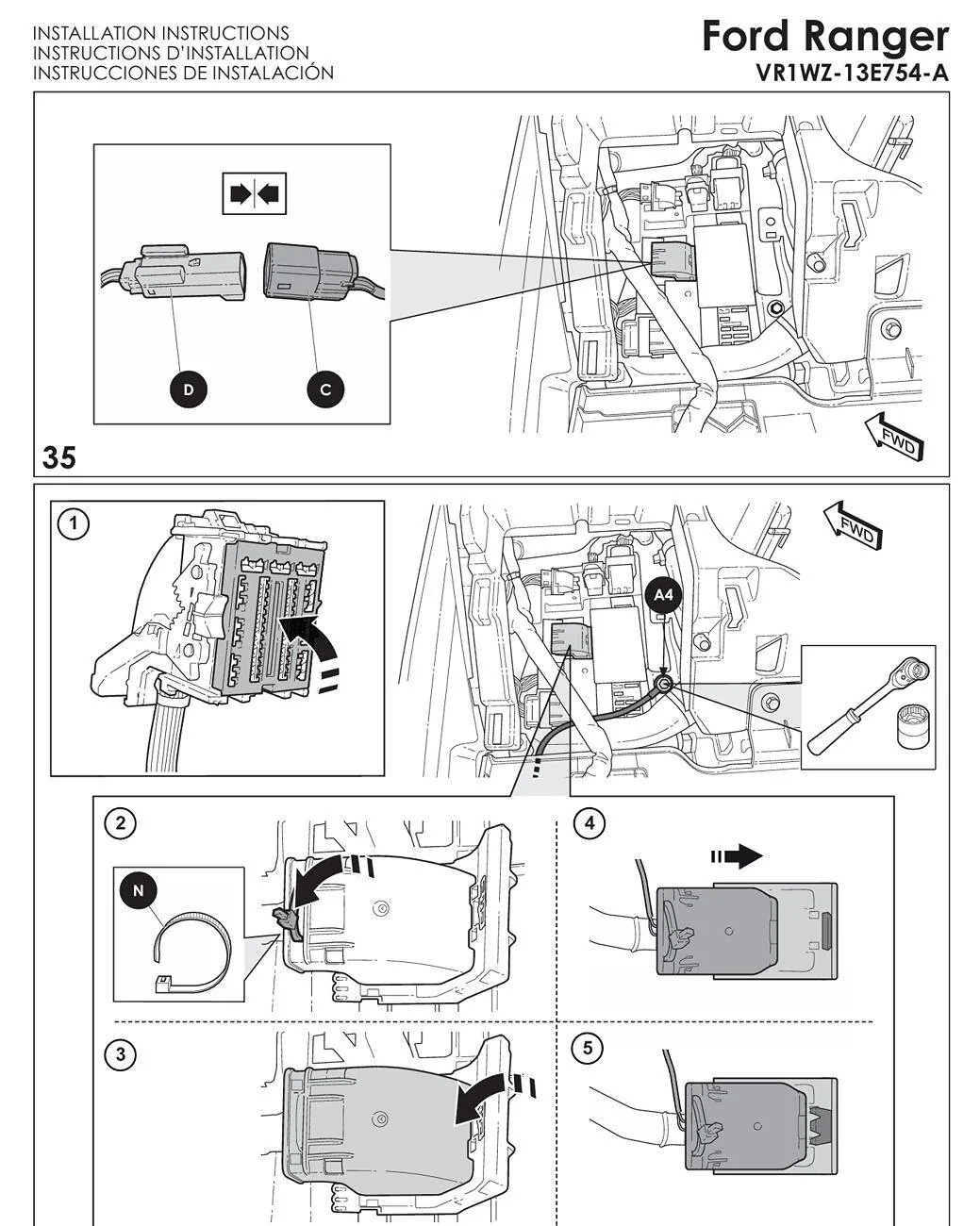 Ford Ranger Bed lighting hook up similar to LUMEN FORD ACCESSORIES 1733174412077-2g