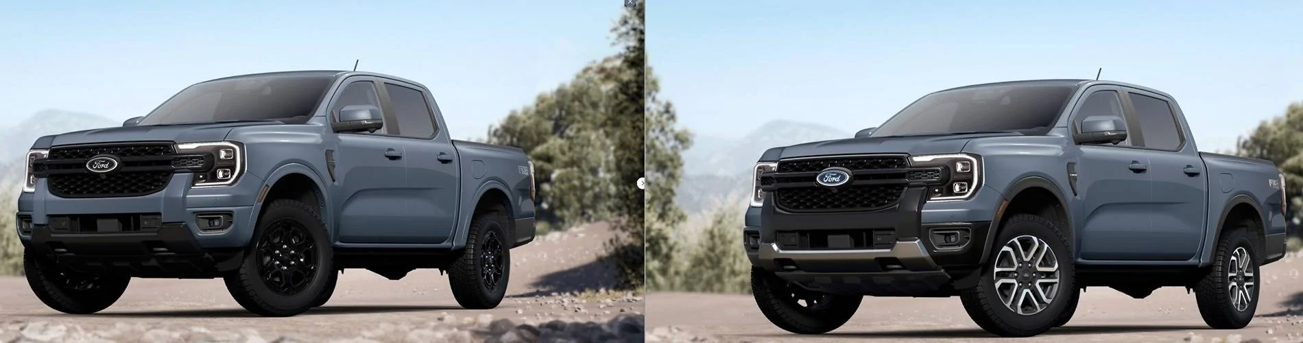 Ford Ranger Would Like Some Opinions On Black Appearance Package Side By Side 