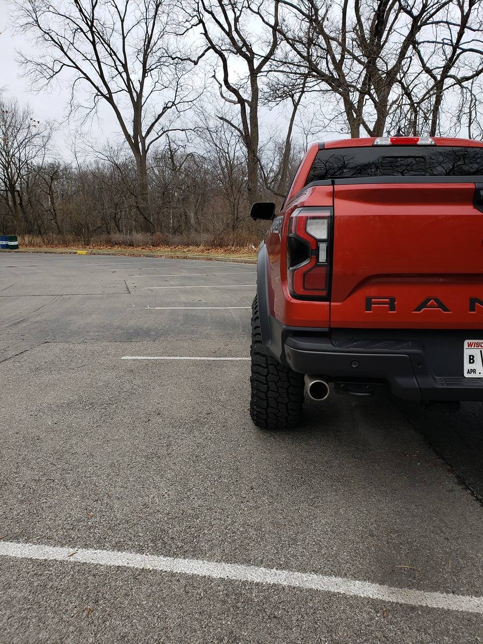 Ford Ranger 35" Mickey Thompson Baja Boss A/T tires + Black Rhino Shogun Wheels on Ranger Raptor 20241210_142828