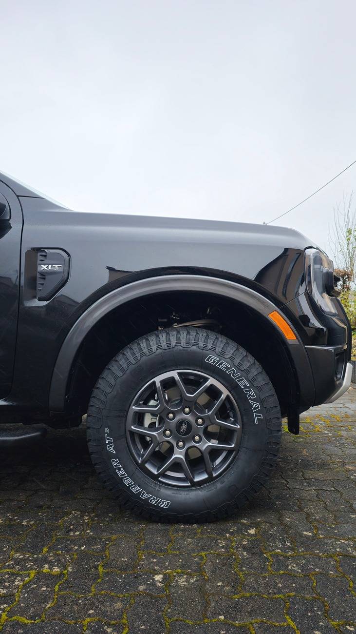 Ford Ranger Biggest tires without leveling 20241214_161249