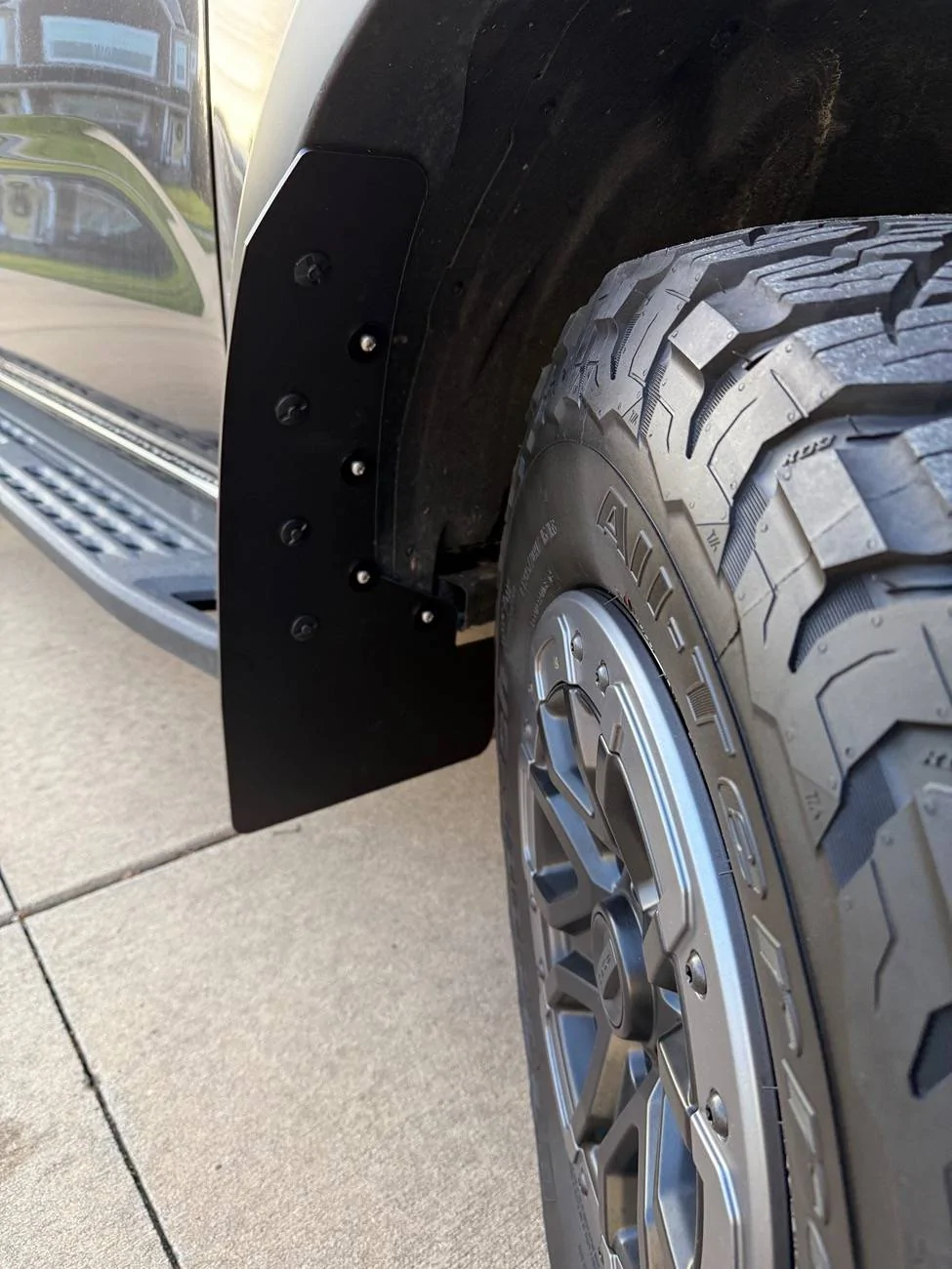 Ford Ranger Installed RokBlokz front/rear/midships flaps today IMG_0178
