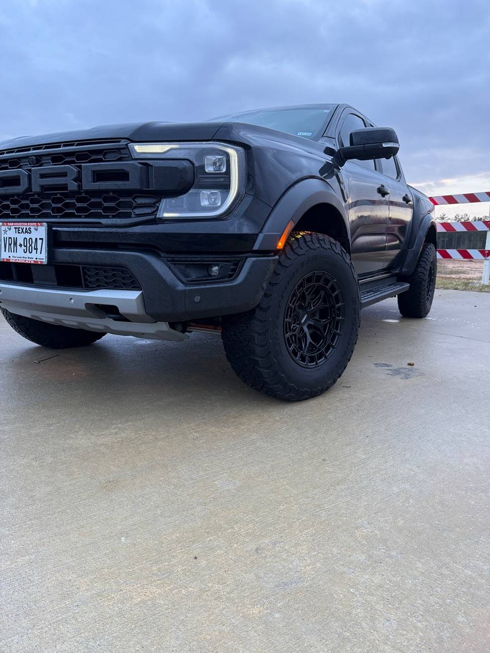 Ford Ranger Vossen HFX1 17" wheels on a 2024 Ranger Raptor IMG_9128