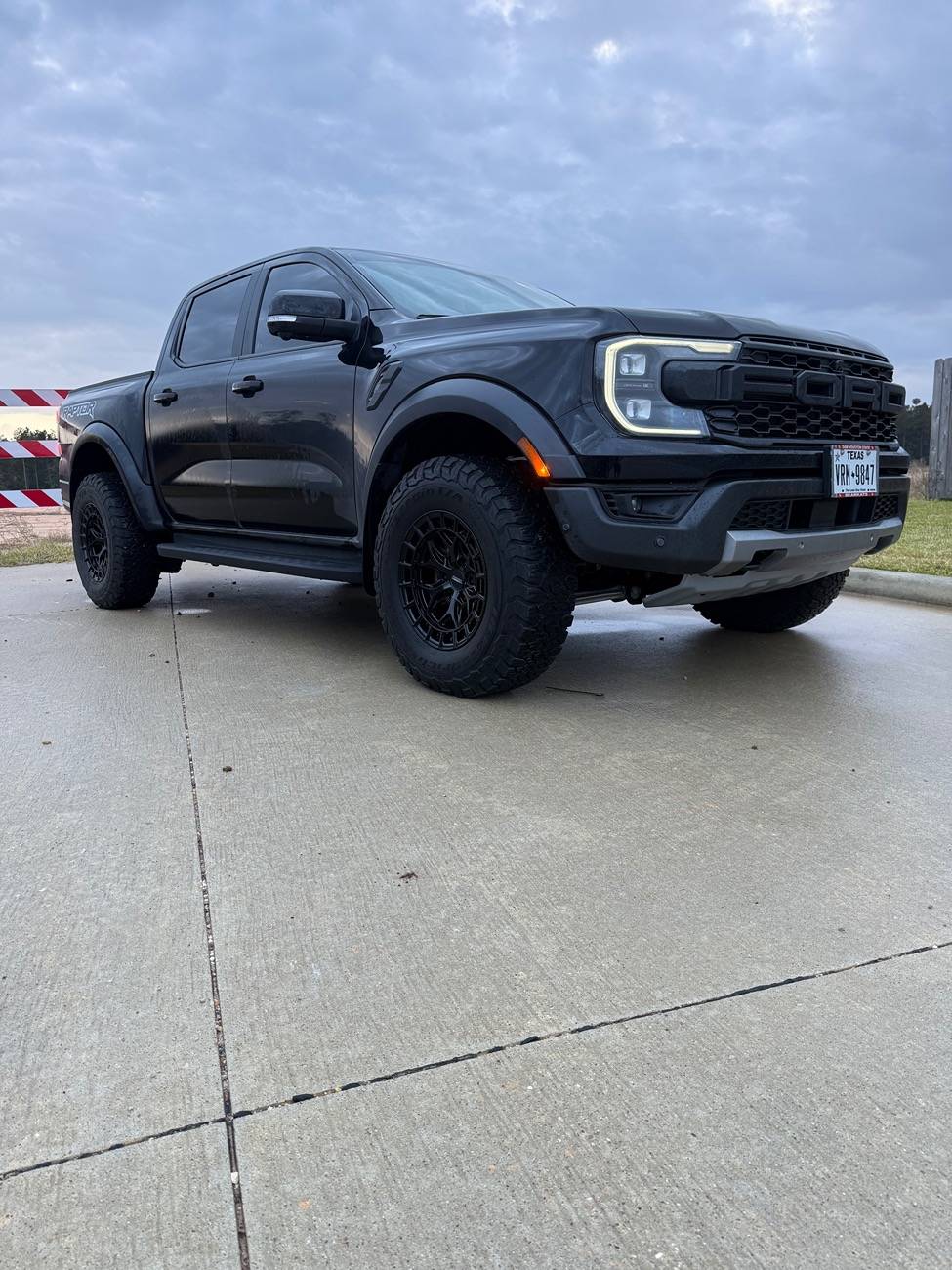 Ford Ranger Vossen HFX1 17" wheels on a 2024 Ranger Raptor IMG_9134