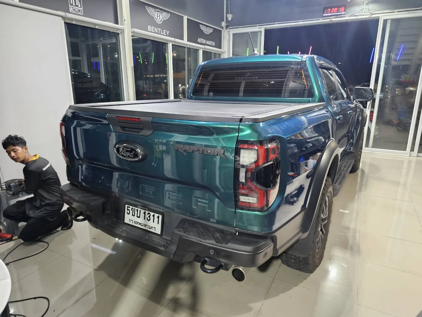 Ford Ranger Wrapping the Raptor...in Bangkok Thailand 3461