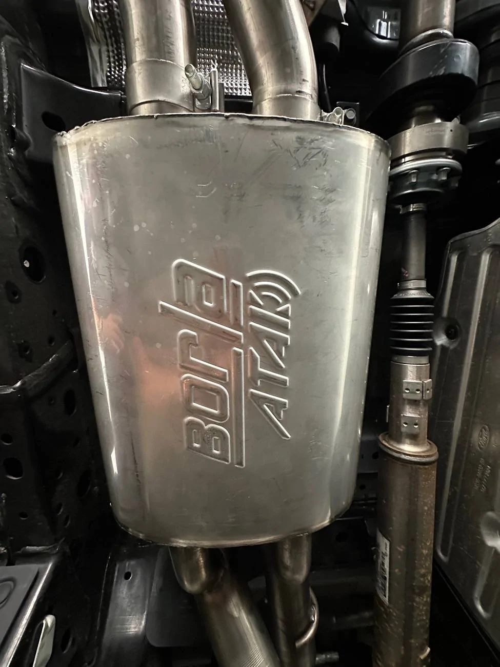 Ford Ranger Borla exhaust dropped off the RR this morning IMG_7483