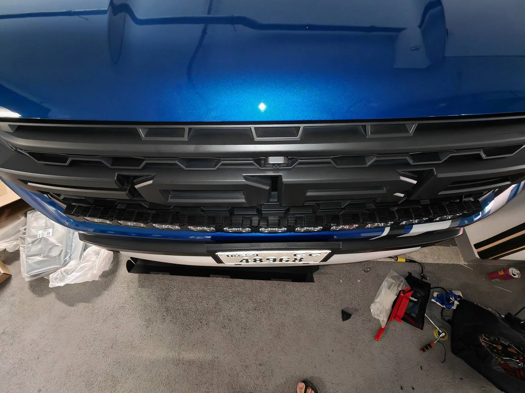 Ford Ranger M&R White light with Amber DRL backglow 40” light bar IMG_20241207_171510