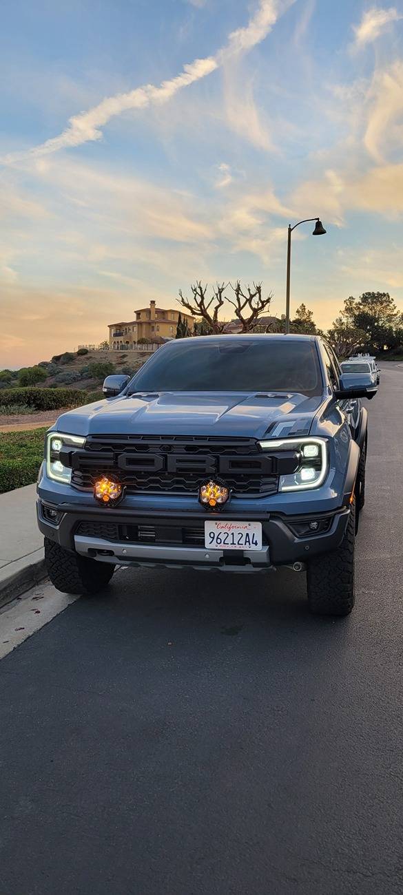 Ford Ranger Ranger Raptor Front Light Mount Kit by Foutz Motorsports 20241220_164256_resized