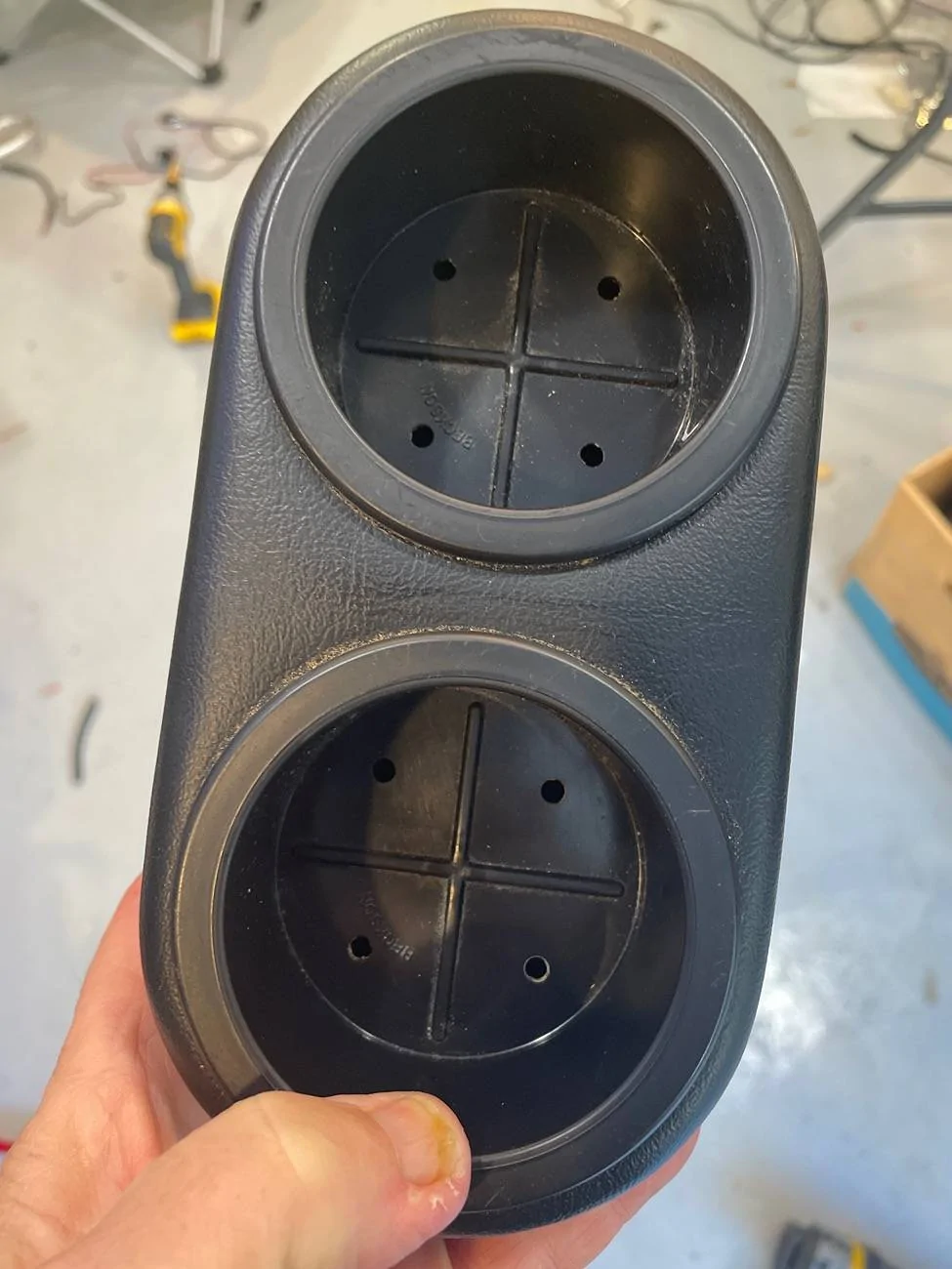 Ford Ranger ISO - Cup Holder for rear seats that can fit a larger Tervis (24oz) and Yeti. imag