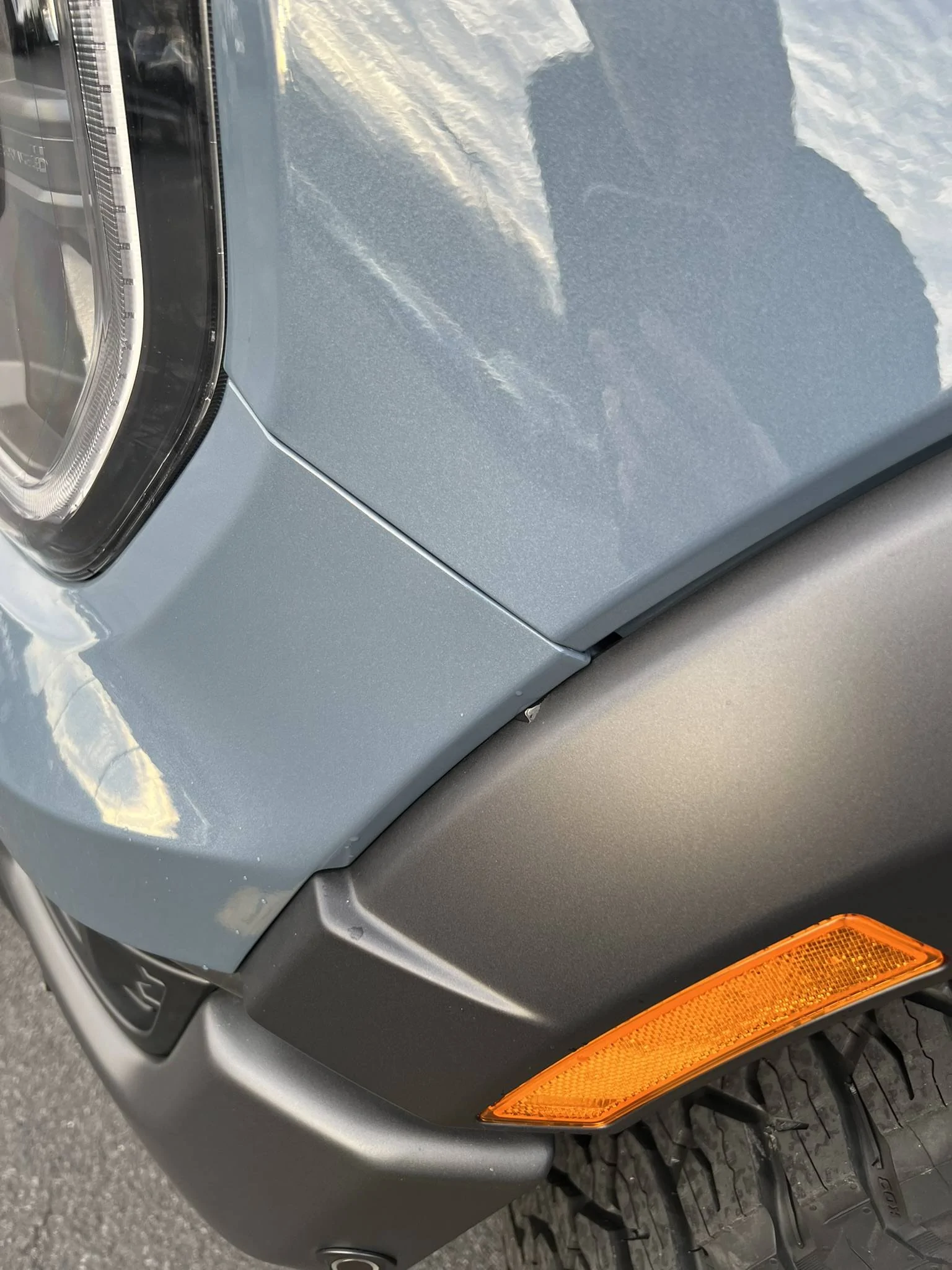 Ford Ranger Pre-delivery paint chip on Azure Gray - How concerned should I be? IMG_2693