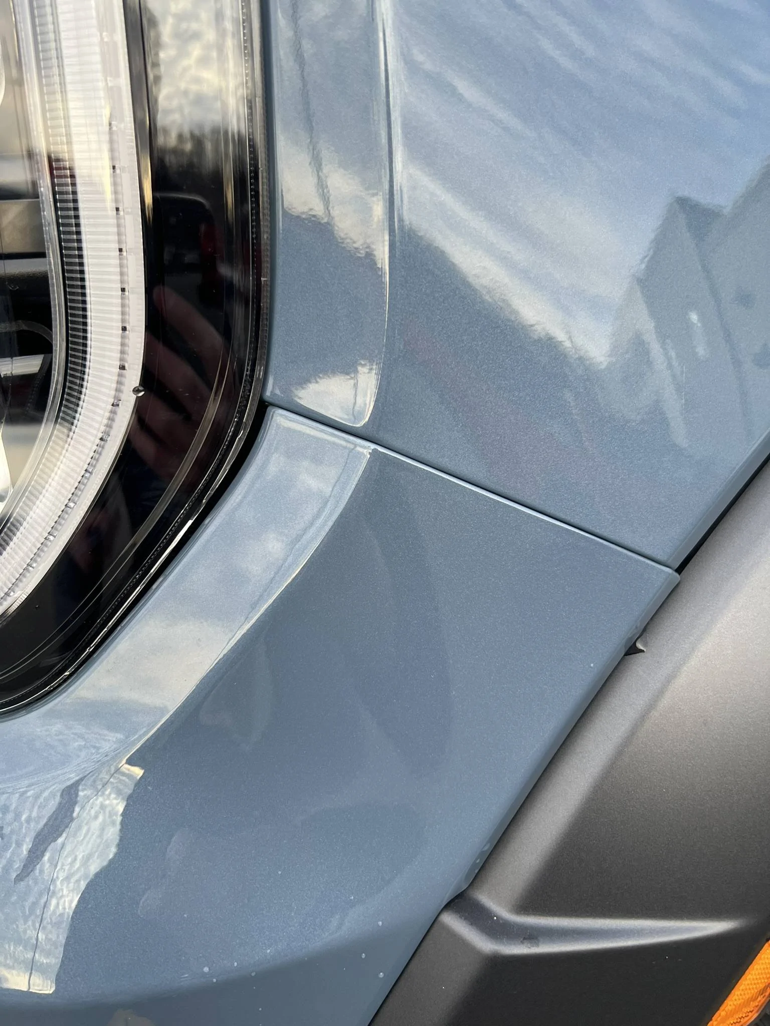 Ford Ranger Pre-delivery paint chip on Azure Gray - How concerned should I be? IMG_2694
