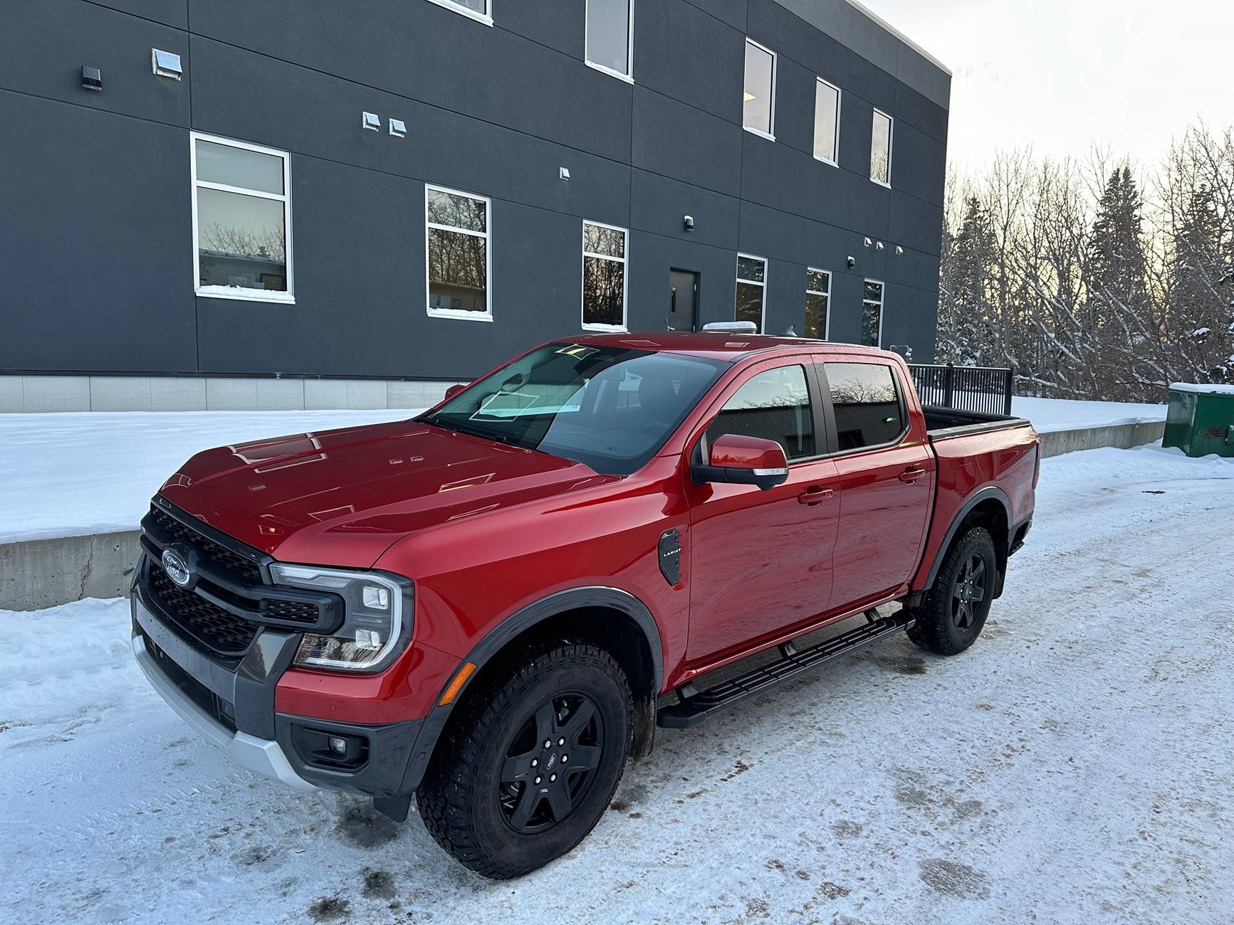 Ford Ranger 17" rims with larger tires for 2024 Lariat IMG_5506