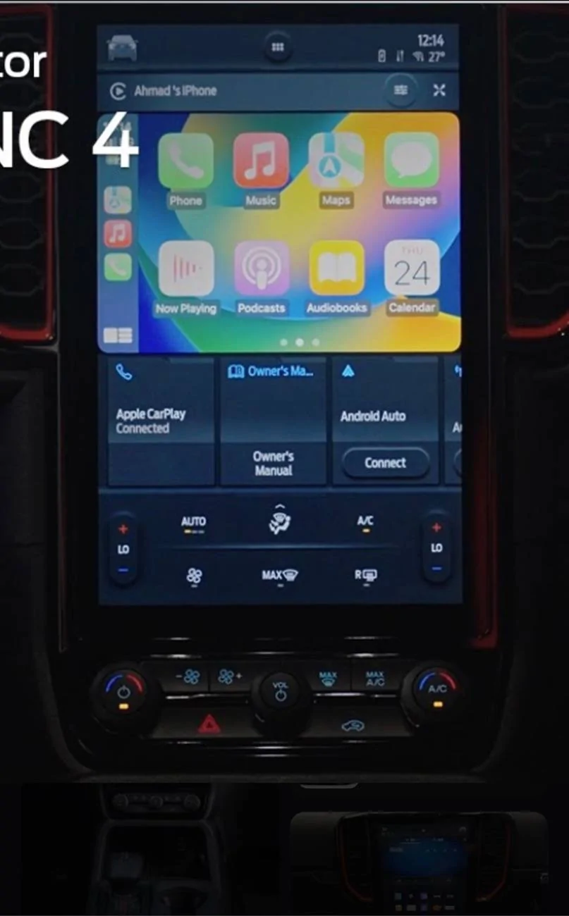 Ford Ranger Main display software versions IMG_1039