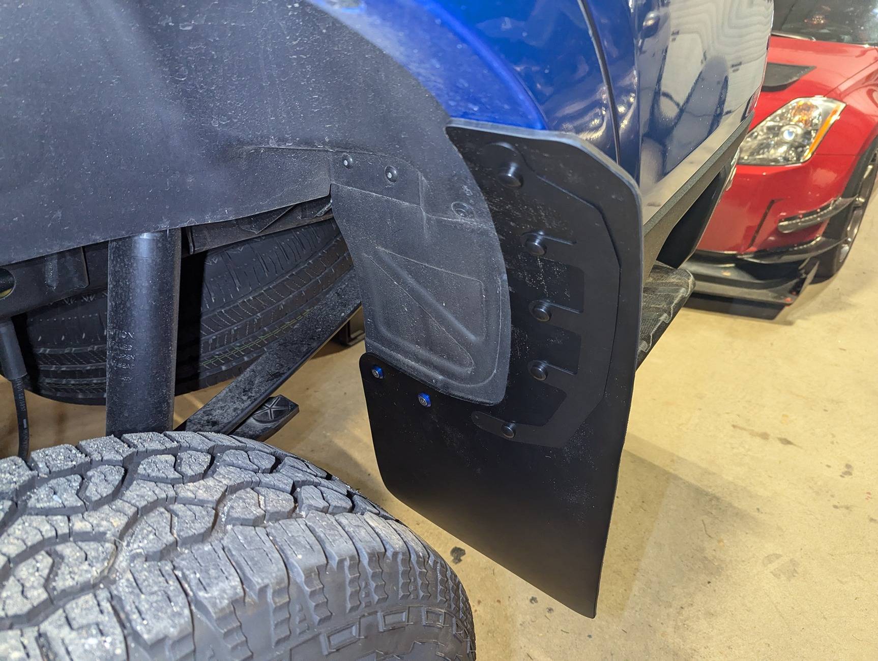 Ford Ranger RallyFlapz mud flaps installed on US XLT PXL_20241222_171757215