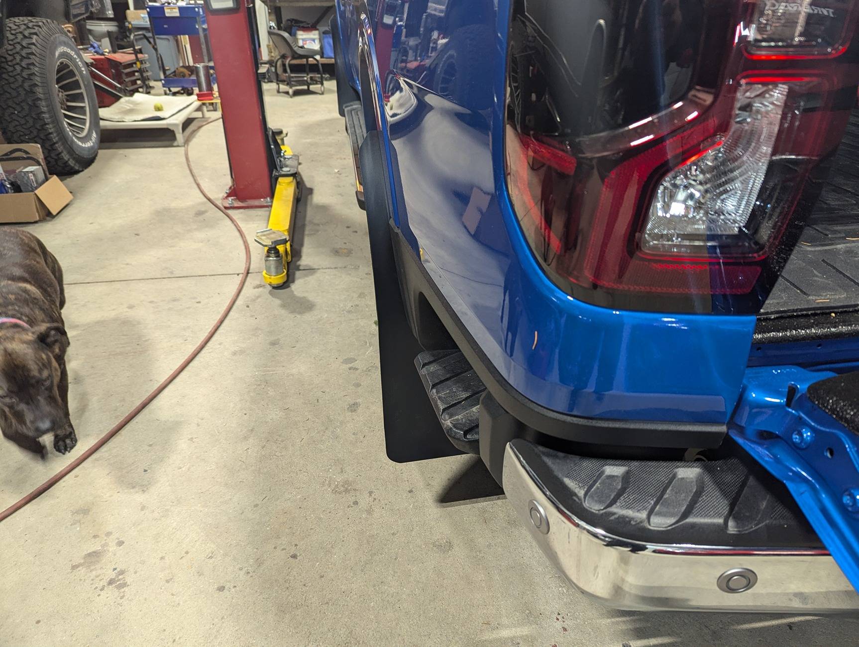 Ford Ranger RallyFlapz mud flaps installed on US XLT PXL_20241222_172158935