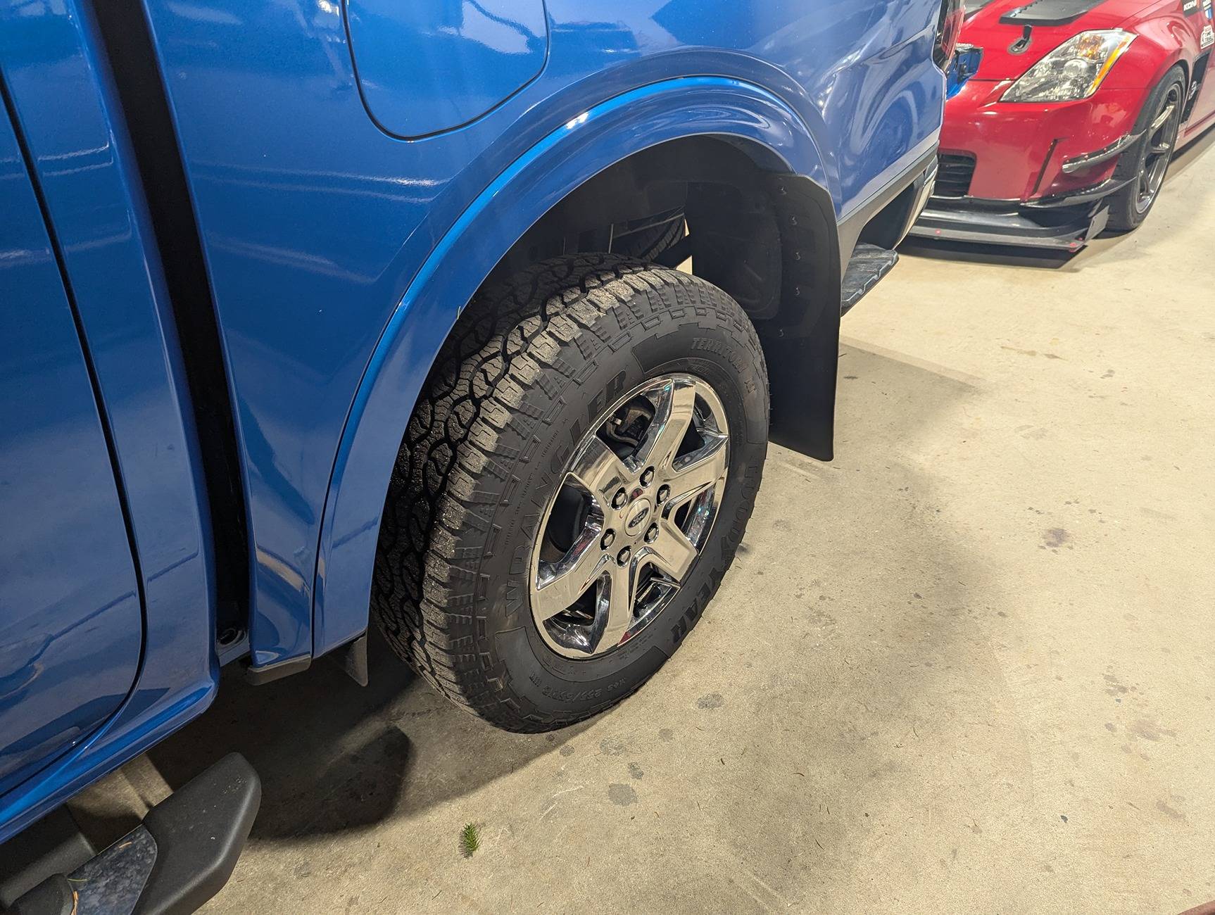Ford Ranger RallyFlapz mud flaps installed on US XLT PXL_20241222_172142585