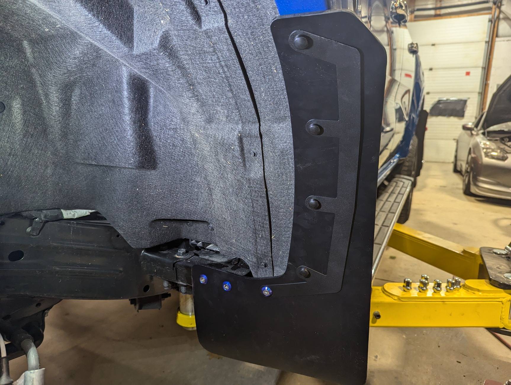 Ford Ranger RallyFlapz mud flaps installed on US XLT PXL_20241222_170323007