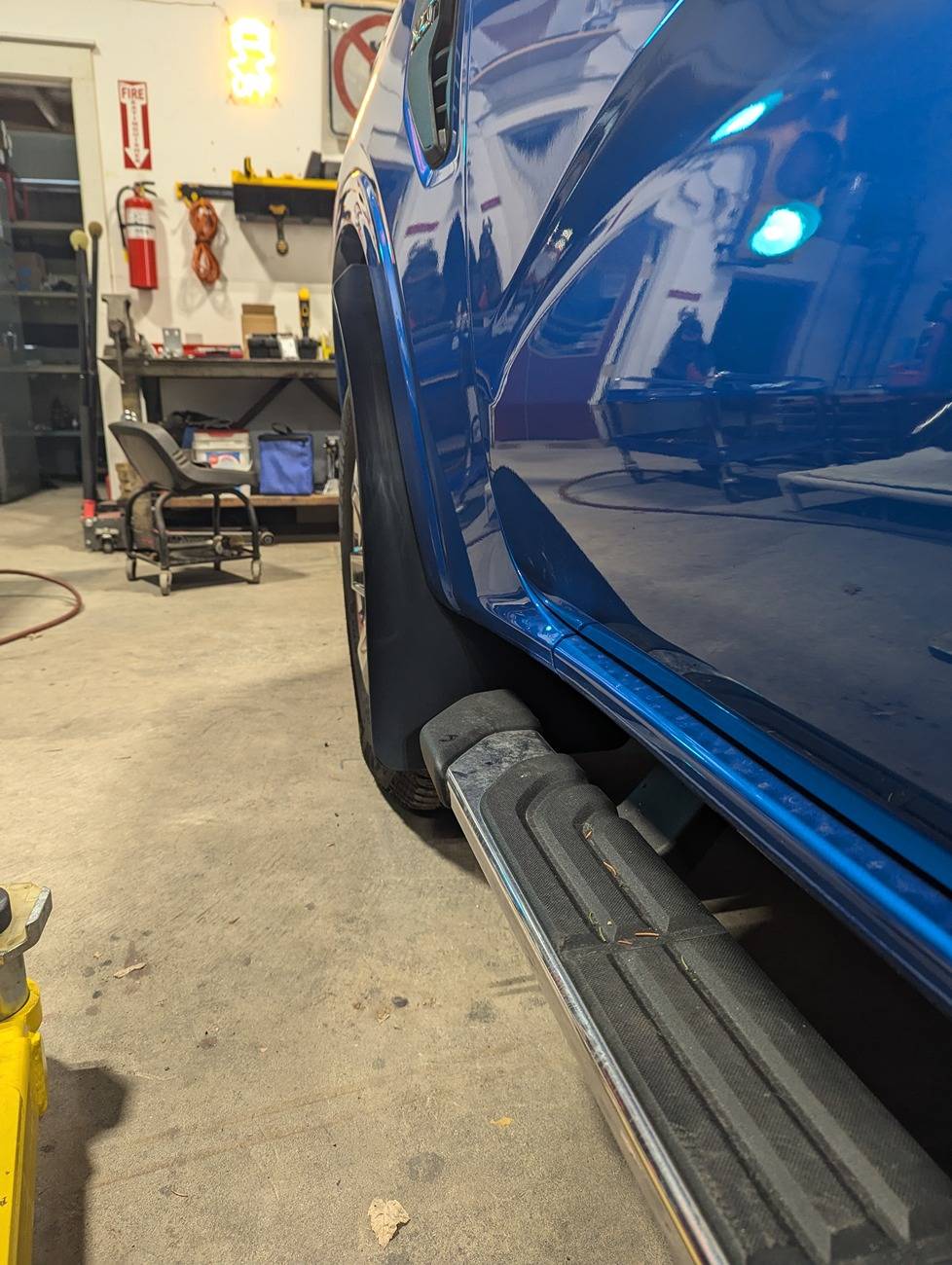 Ford Ranger RallyFlapz mud flaps installed on US XLT PXL_20241222_172217303