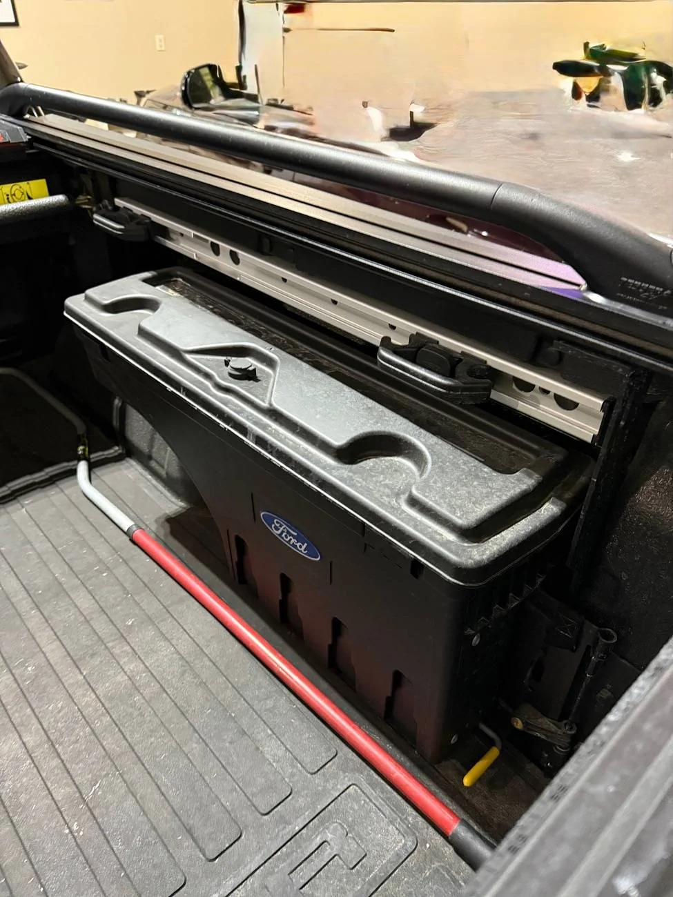 Ford Ranger The Cargo Management Rail System installed IMG_5242