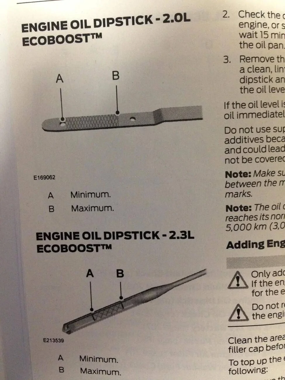 Ford Ranger Oil quantity on dipstick low on new 2024 with 80 miles 1736177784763-f