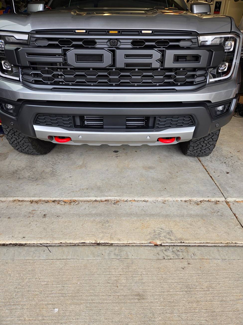 Ford Ranger Powder Coating tow hooks is the way to go 1000011781