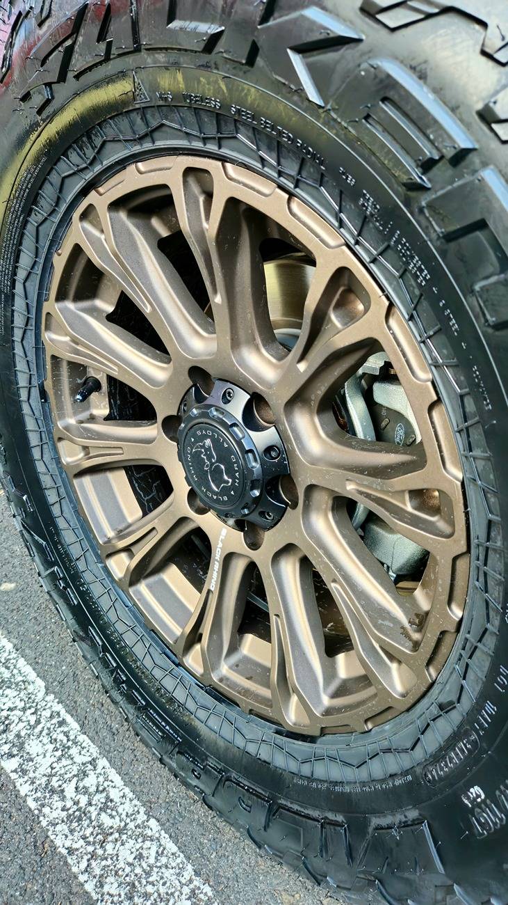 Ford Ranger 3" Level, 285 Tires, 25mm wheels on 2024 Ranger XLT FX4 20250110_163807