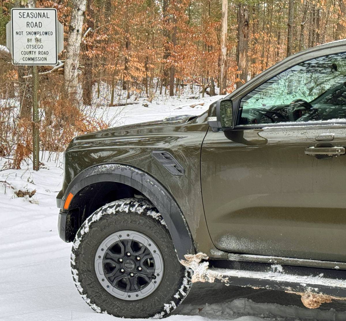 Ford Ranger New Raptor - welcome to the land of the wind chill factor Seasonal Road