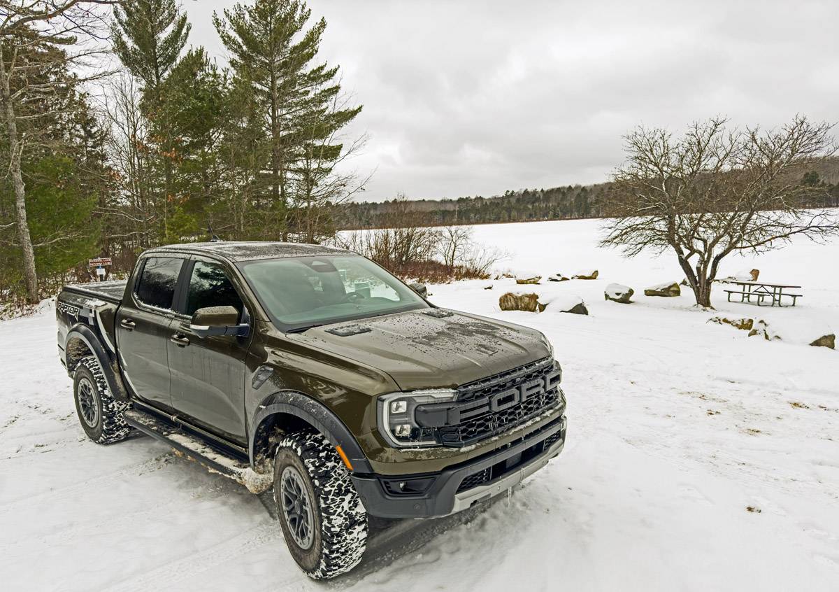 Ford Ranger New Raptor - welcome to the land of the wind chill factor Pickerel Lake s