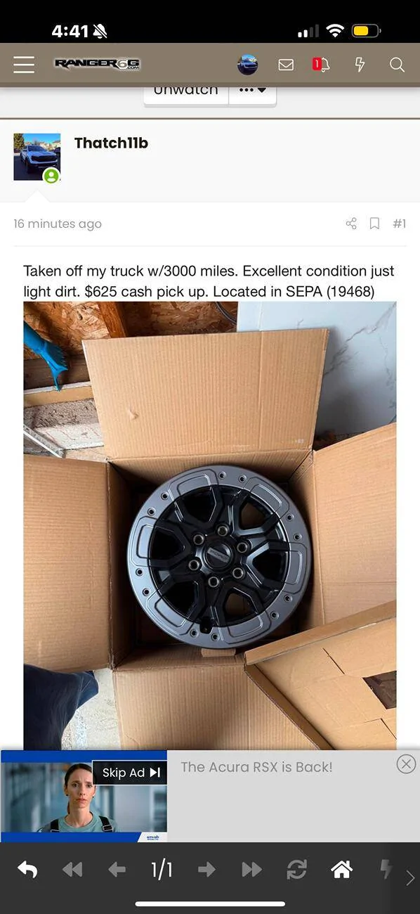 Ford Ranger FS- OEM Raptor beadlock capable wheels(SOLD) IMG_0926