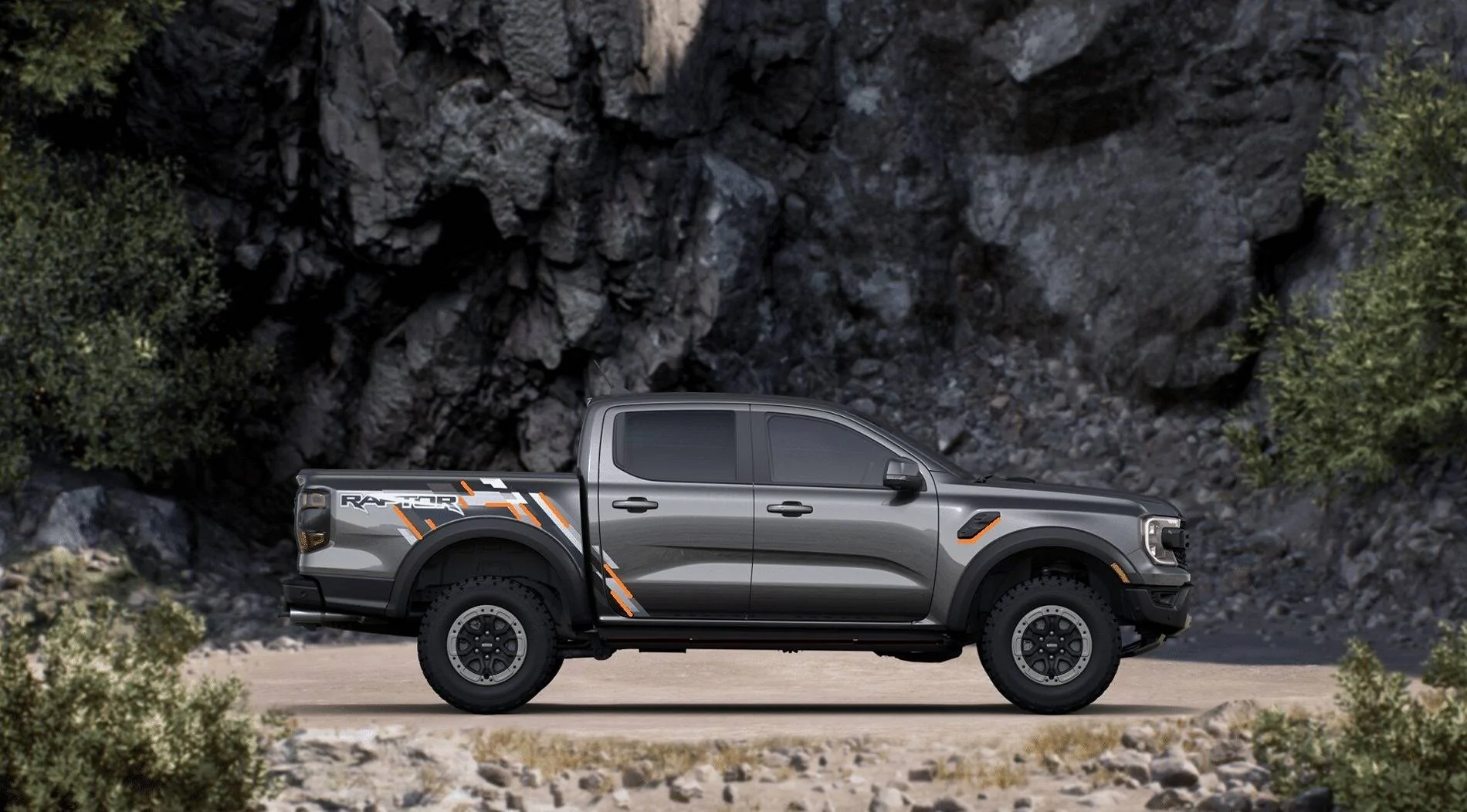 Ford Ranger Has anyone looked into adding the graphics package on a Ranger Raptor? CG raptor side with graphics and orang