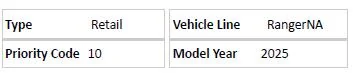 Ford Ranger 2025 Order update 1737664686752-x3