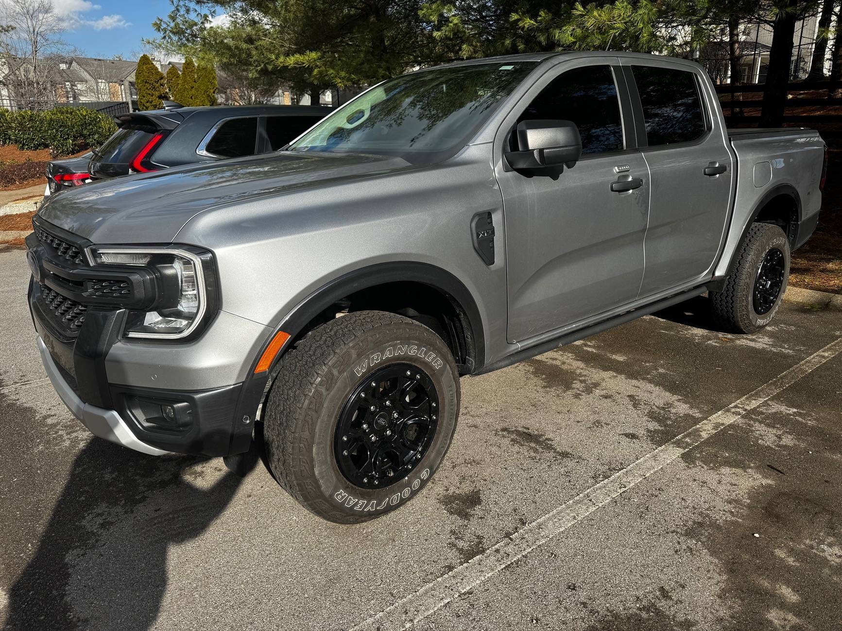 Ford Ranger Bronco Sasquatch Wheels Installed on 2024 Ranger XLT IMG_6401