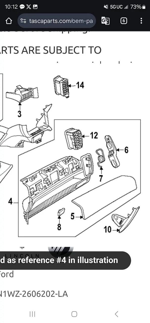 Ford Ranger Lariat Top Glove Box Install on XLT Screenshot_20250203_101238_Chrom