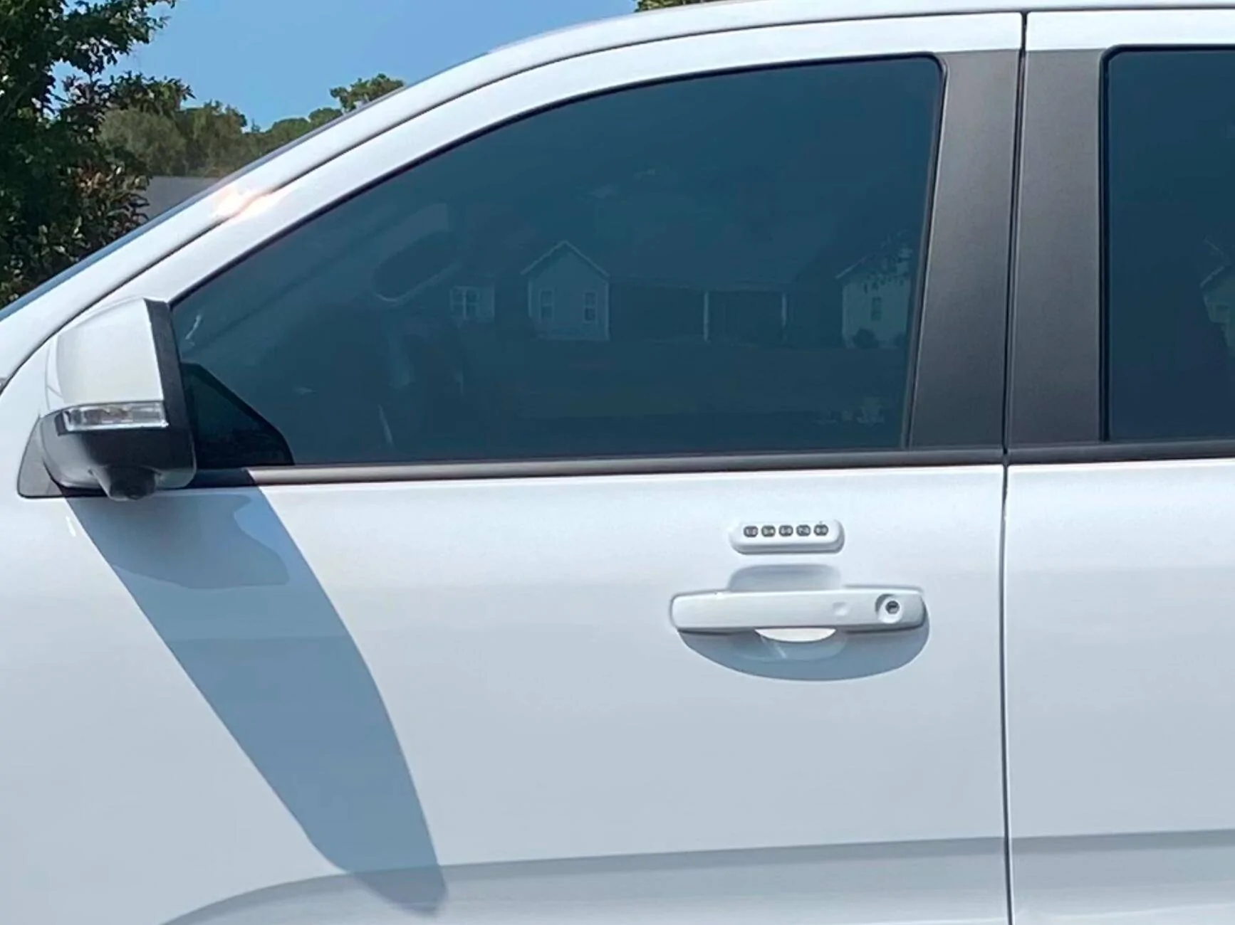 Ford Ranger Relocating Entry Keypad IMG_3608