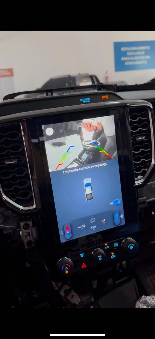 Ford Ranger Adding front camera to sync 4 a IMG_0098