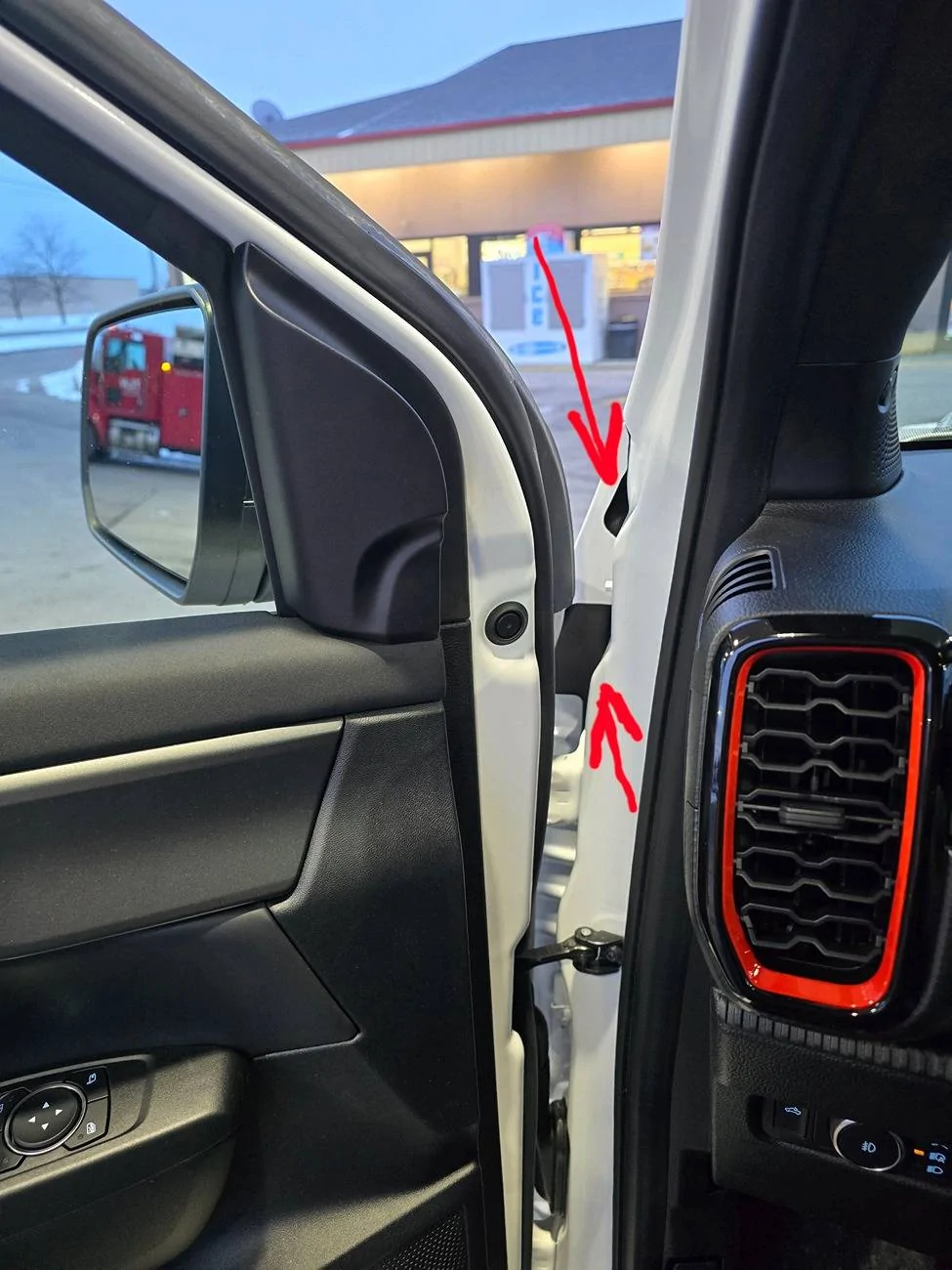 Ford Ranger Cheap effective fix for wind noise at B pillar 20250211_073248