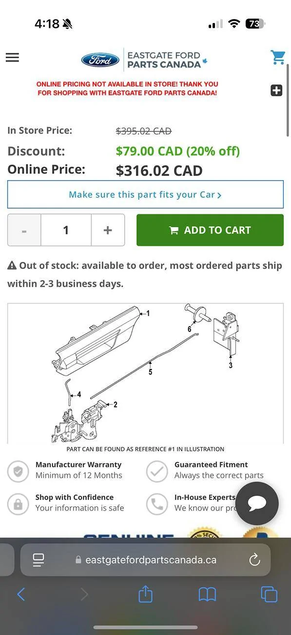 Ford Ranger Tailgate Handle with Light and without light IMG_8071