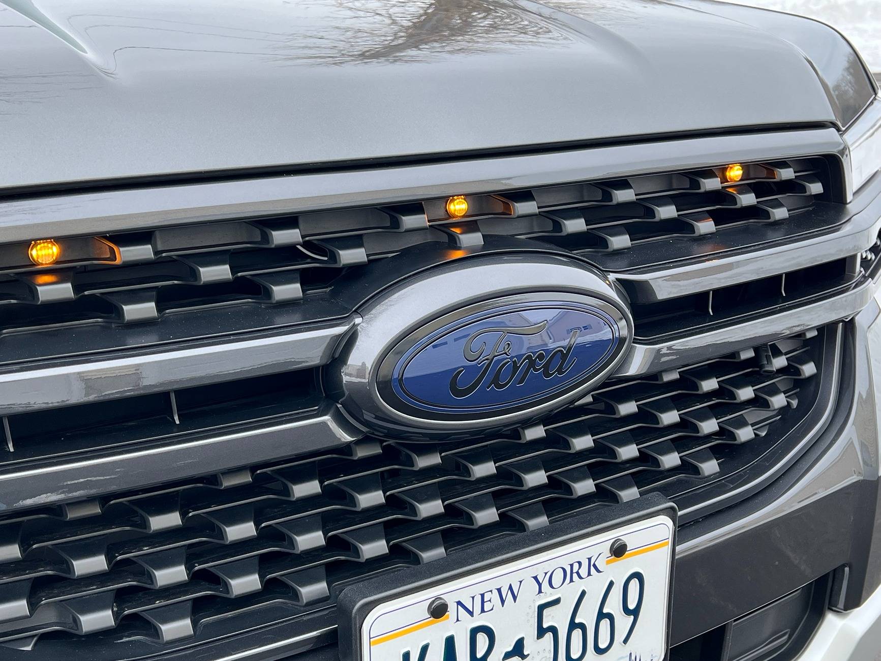 Ford Ranger Black Rear Tailgate Ford Oval Emblem IMG_9581