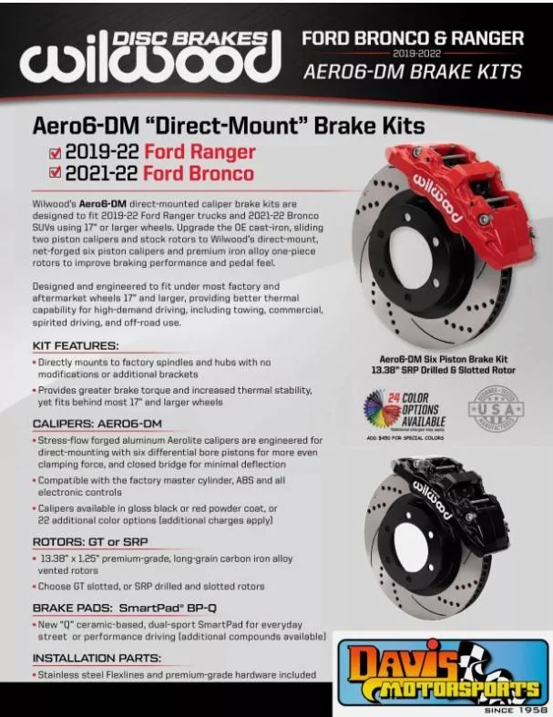 Ford Ranger Brake upgrades for Ranger Raptor Screenshot 2025-02-17 095739