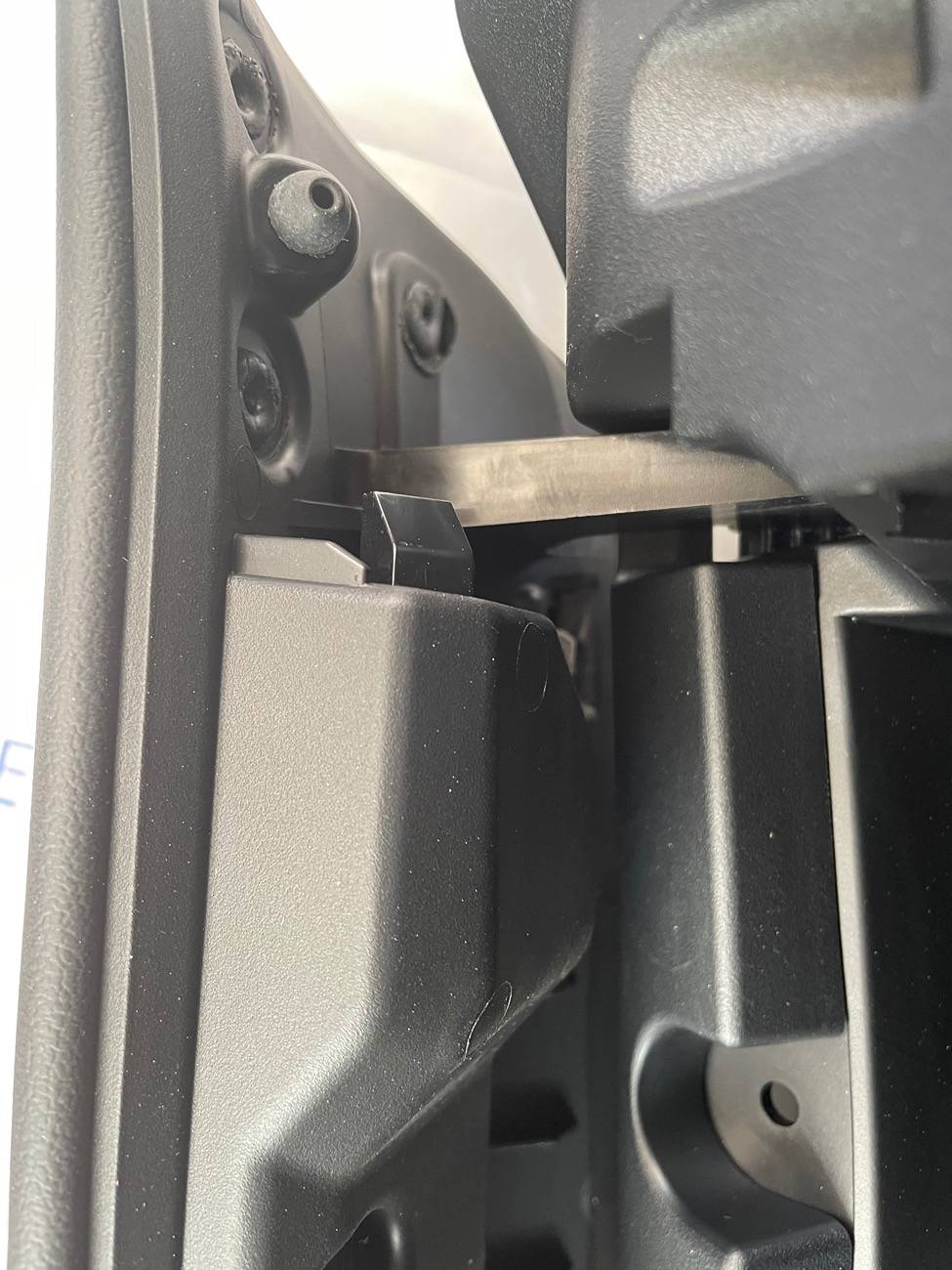 Ford Ranger Lariat Top Glove Box Install on XLT IMG_6188