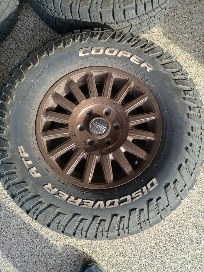 Ford Ranger OZ Racing Rally Raid 17x8 with Cooper Discoverer tires - $1300 00K0K_24ttyFzSr3p_0t20CI_1200x900
