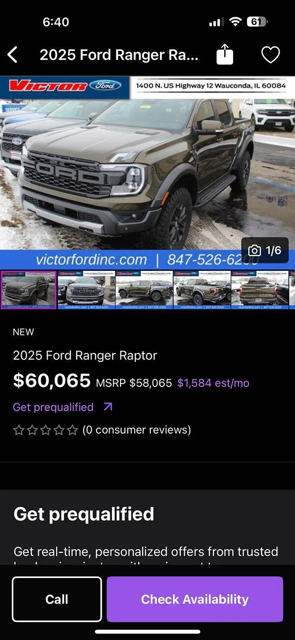 Ford Ranger Any 2025 Rangers On Dealers' Lots? IMG_6026